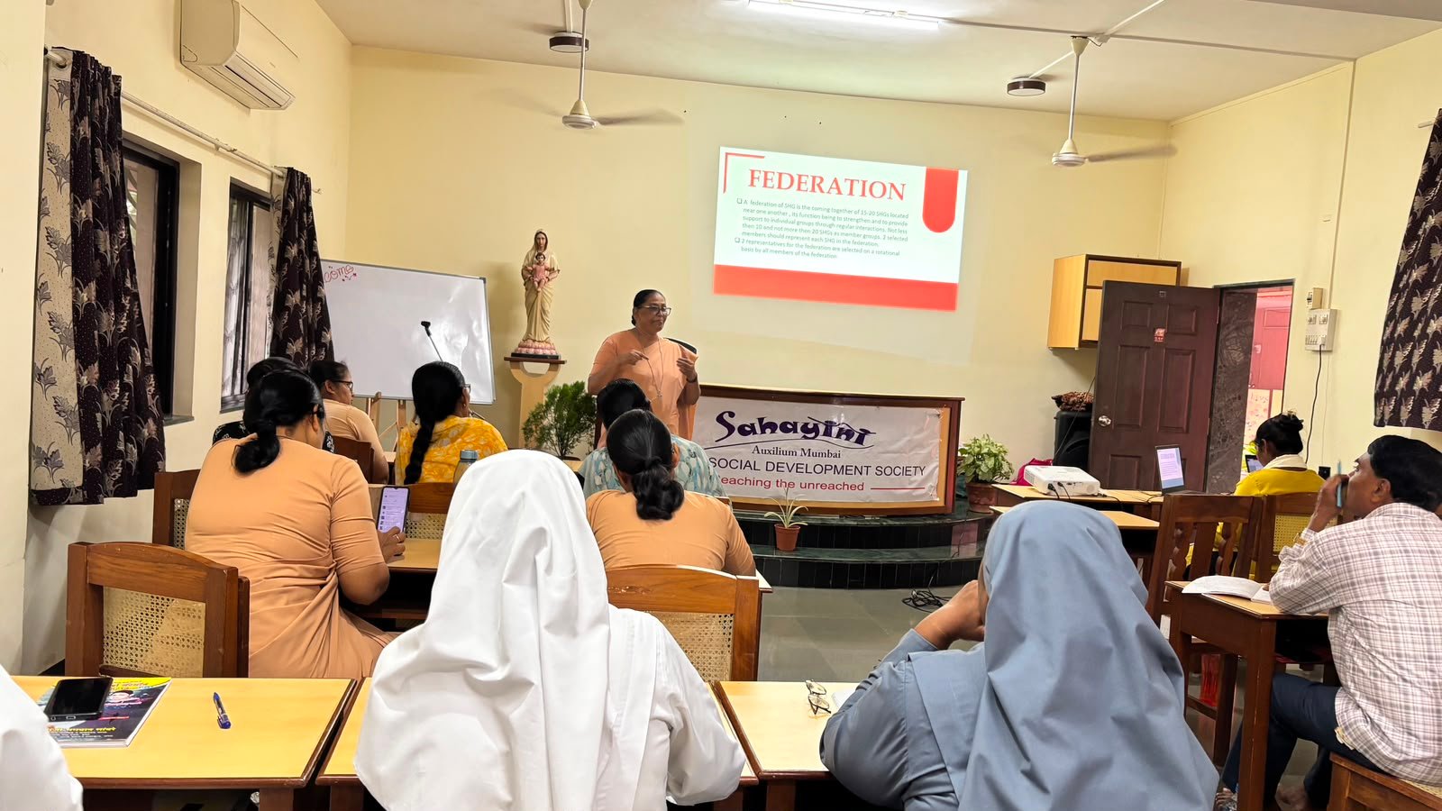 ORIENTATION MEETING CONDUCTED FOR LOCAL COORDINATORS AND TEACHING STAFF AT DAHANU.